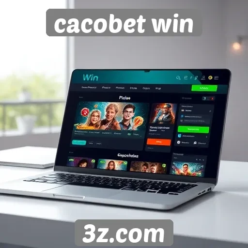 Avaliação da interface do site cacobet win